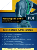 Seminario Lumboradiculalgias 2013