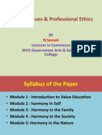 Human Values and Professional Ethics