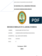 Bioseguridad en Laboratorios