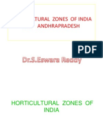 Horticultural Zones of India and Andhrapradesh