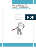 Investigacion de Mercado, Semestral