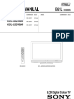 KDL40Z4500 Service Manual