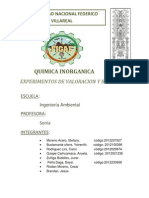 Informe de Quimica Laboratorio Unido