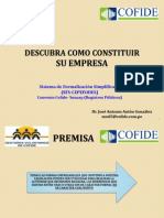 Formalizacion de Empresas Jose Anton