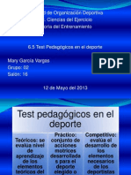 Test Pedagogicos Teoria