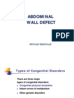 Abdominal Wall Defects