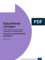 Salud Mental Empleo GuiaProfesionalesSanitarios
