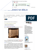 APRENDENDO NA BÍBLIA - Os 5 Livros Da LEI (Torah Ou Pentateuco)