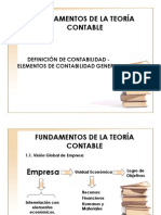 I. Fundamentos de la Teoría Contable