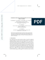 Evidence for Solar Influences on Nuclear Decay Rates - Fischbach Et Al 2010