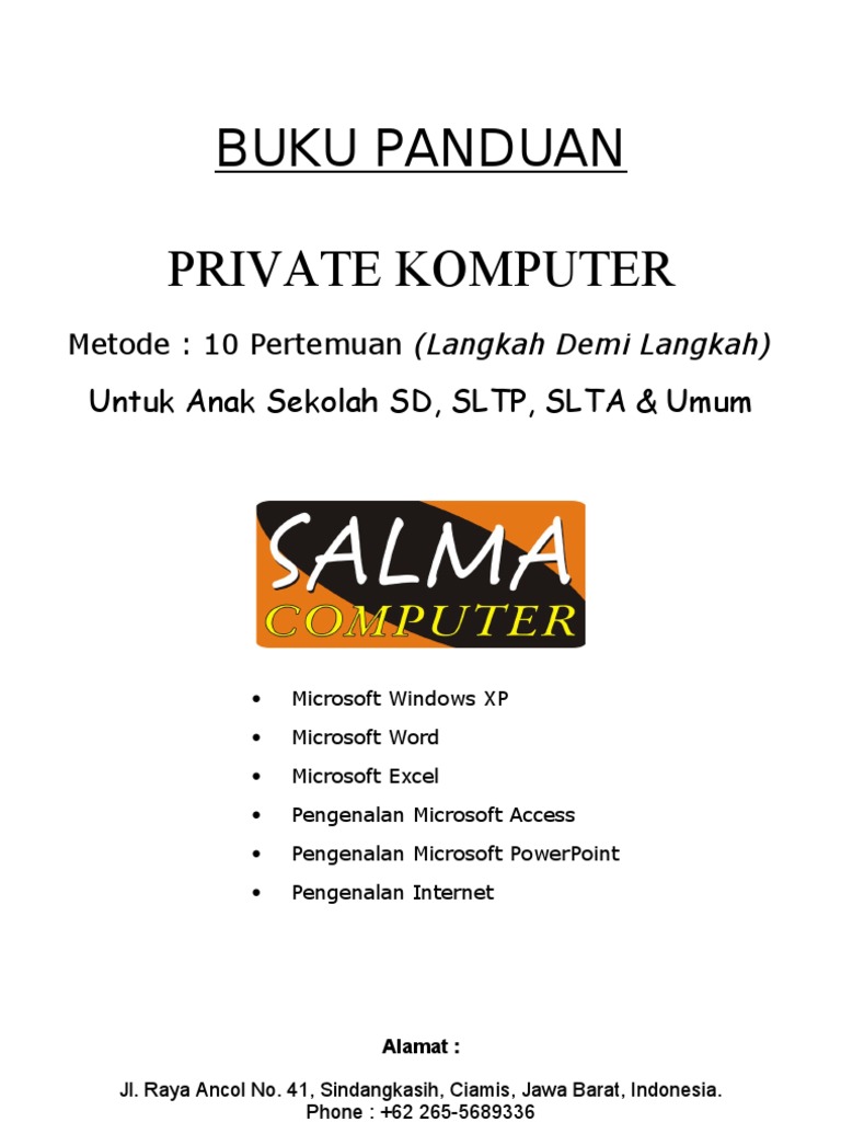 Download buku tik sd kelas 1-6