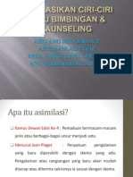 Asimilasikan Ciri-Ciri Guru Bimbingan & Kaunseling