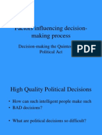 Factors Influencing Decision-Making Process