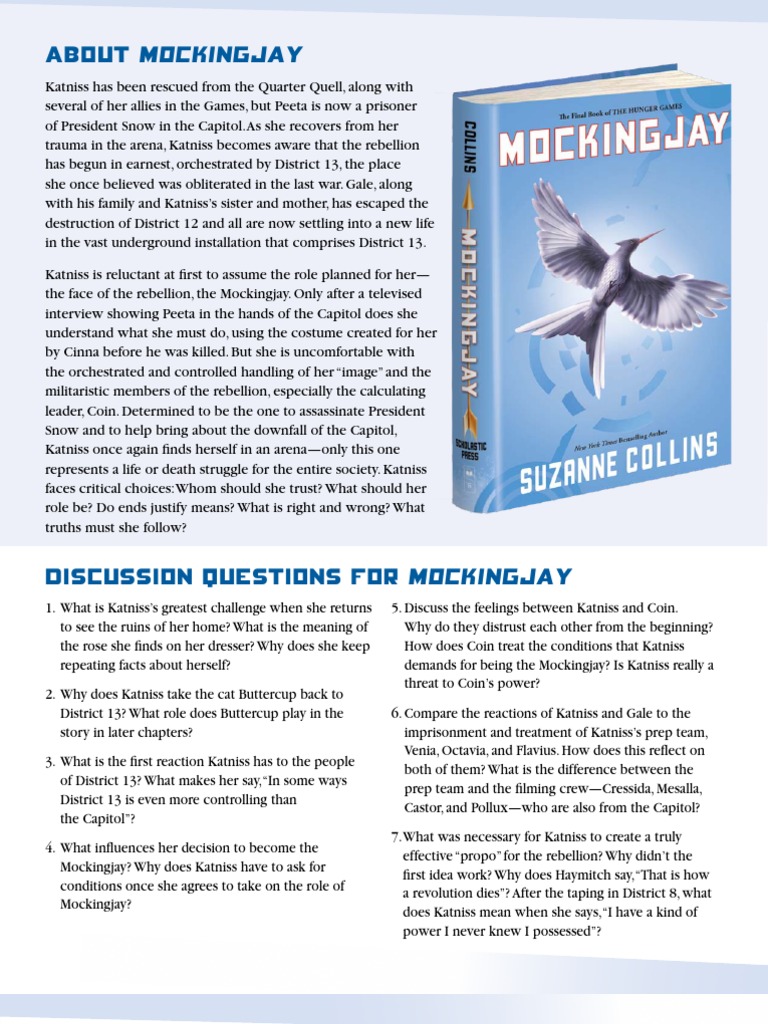 Mocking Jay Discussion Guide | PDF | Violence