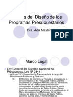 Analisis Del Diseno de Los Programas Presupuestarios - Peru
