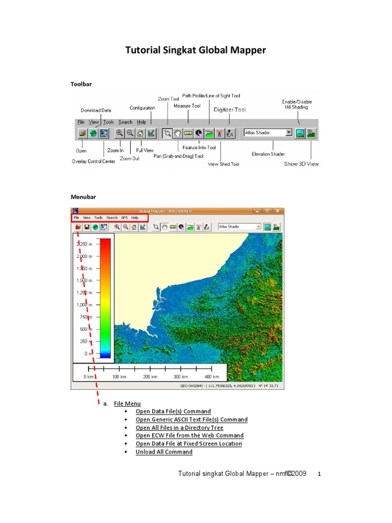 Global Mapper simple tutorial Computing Technology