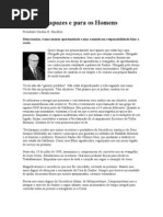 Discurso Para Os Rapazes e Para Os Homens