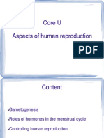 Core U - Aspects of Human Reproduction