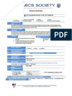 Project Proposal: First Term Registration Academic Year 2013-2013: Starting Point