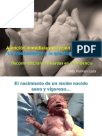 Atención inmediata RN sano lo que hacemos y lo que debemos ahacer