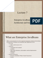 Enterprise JavaBeans - Architecture and Goals