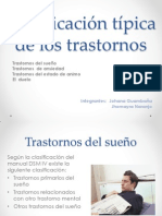 Clasificación Típica de Los Trastornos