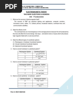 ELECTROMAGNETIC THEORY - Two Mark Questions and Answers