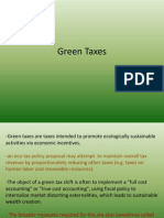 Green Taxes