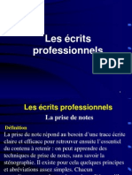 Écrits Professionnels