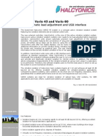 Data Sheet Vario