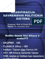 Predavanje 11. Novembar 2010. Klasifikacija UPS