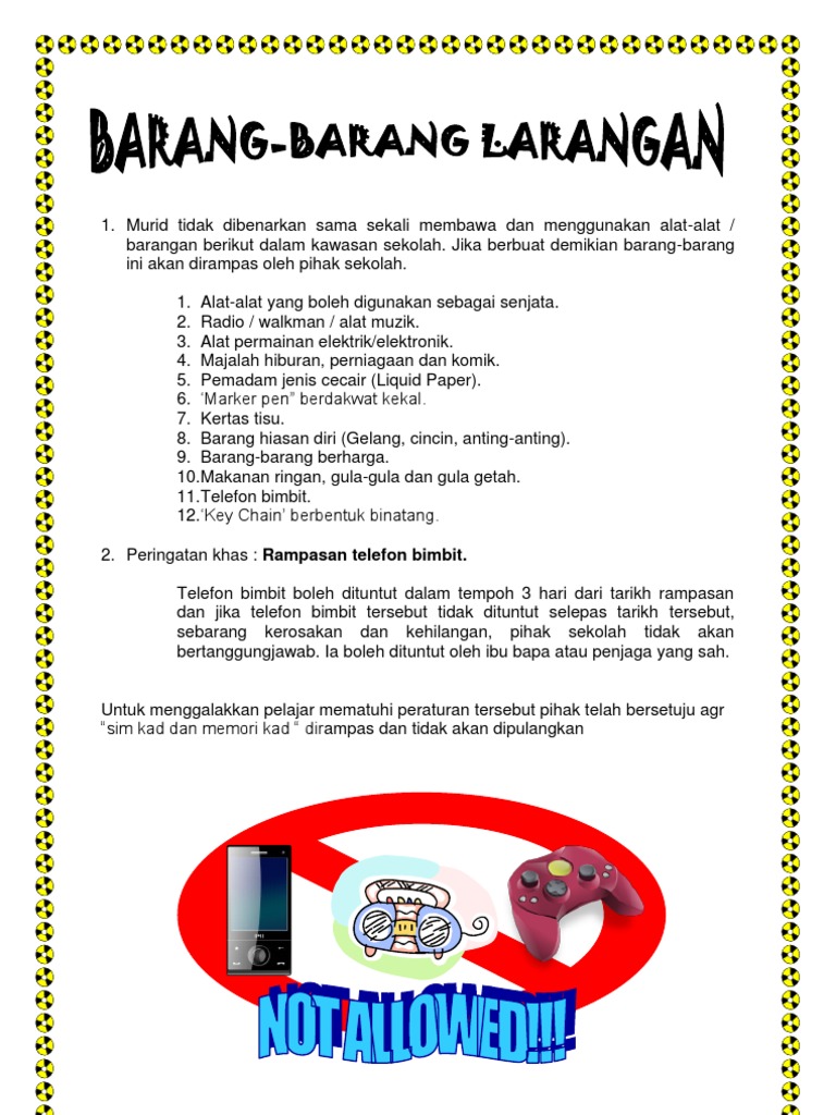 Barang Larangan
