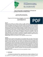 Dinâmica Da Cobertura e Uso Do Solo e Sua Influência No Processo de Degradação Ambiental em Gilbués-Piauí