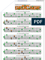 DCAGE4BASS D Minor Arpeggio Fretboard Notes