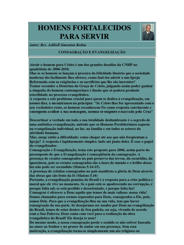 Homens Fortalecidos Para Servir | Eucaristia | Santo ...