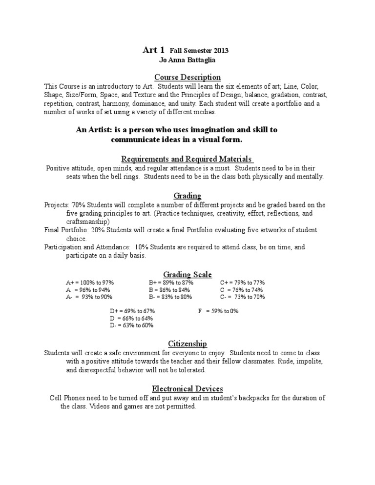 Introductory Art Course Overview | PDF | Social Science | Art