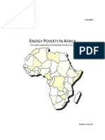 Energy Poverty in Africa - The Under-Exploitation of Renewable Energy Sources