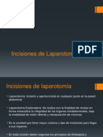 Incisiones de Laparotomia