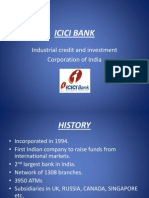 Icici Bank: Industrial Credit and Investment Corporation of India