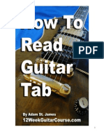How to Read Guitar Tab