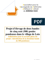 Projet D'elevage de Poule Pondeuse