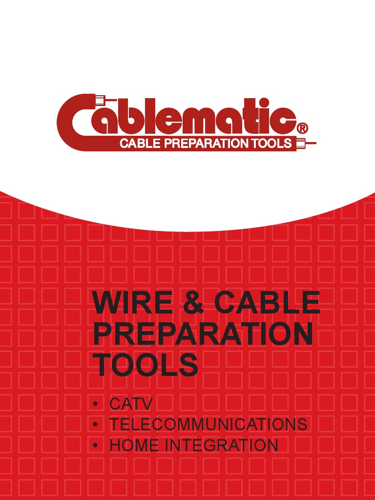 2013 Cablematic Catalog | PDF