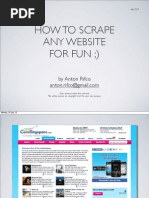 Download How to Scrap Any Websites content using Scrapy by Anton Rifco SN153755386 doc pdf