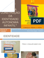 Construção Da Identidade