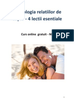 PDF Gratuit Psihologia Relatiei de Cuplu 4 Lectii