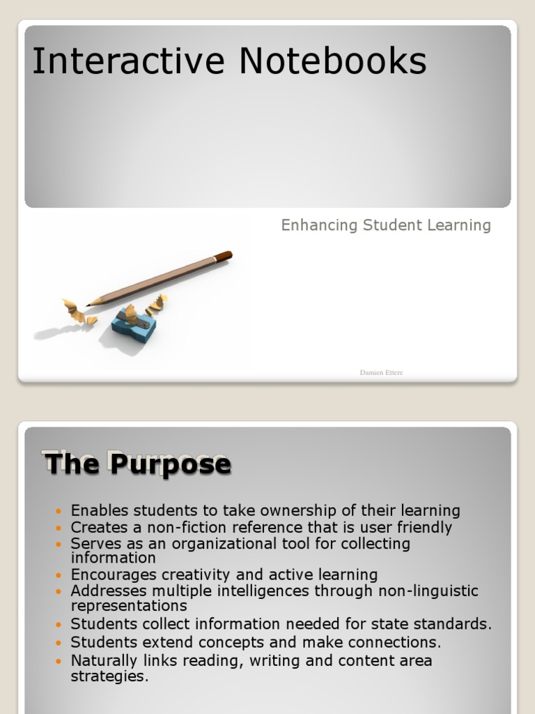 Interactive Notebooks for Student Engagement | PDF | Notebook ...