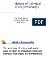 02-Foundation of Individual Behavior (Personality)