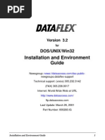 DataFlex 3.2 Installation and Environment Guide