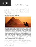 Os 10 Maiores Mistérios do Mundo Antigo
