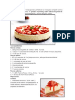 Receta de Cheesecake